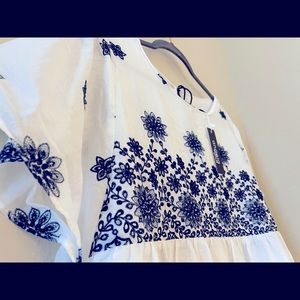 Embroidered sun dress